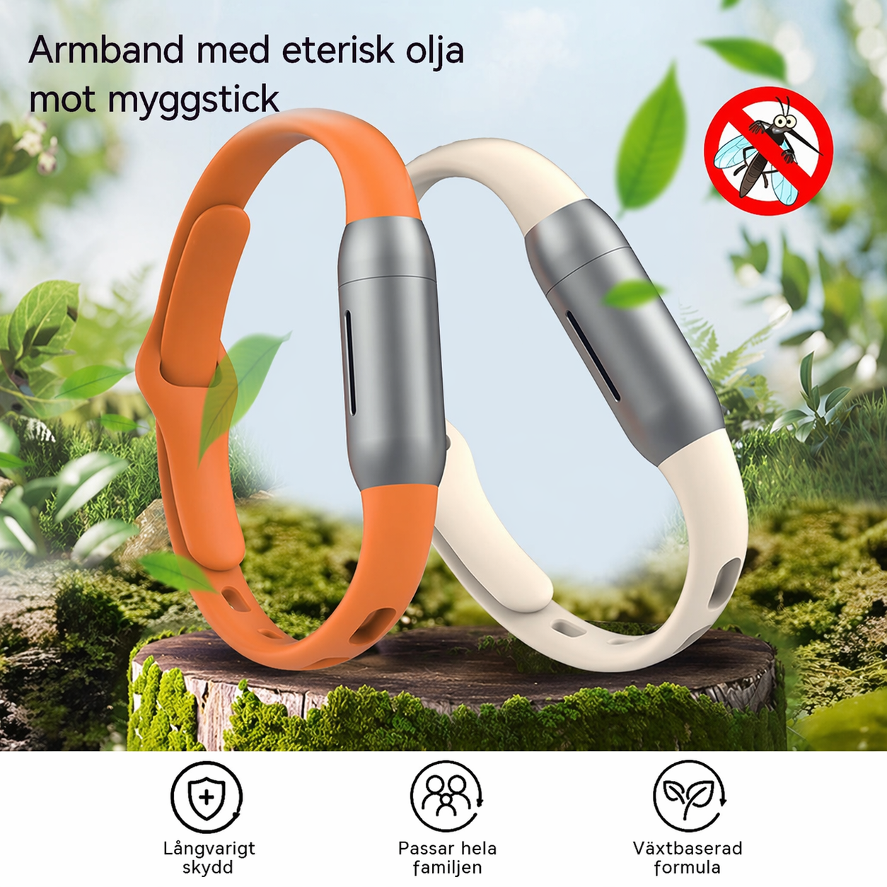 Myggavvisande armband